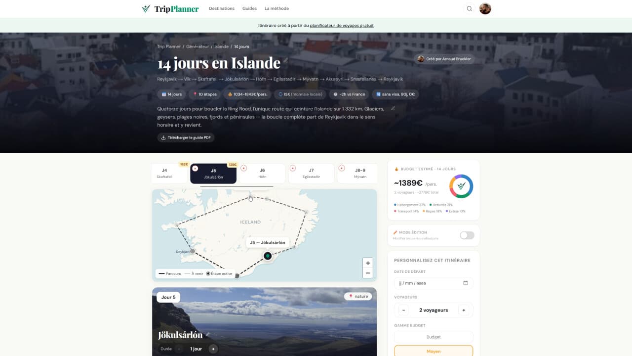 Carte interactive